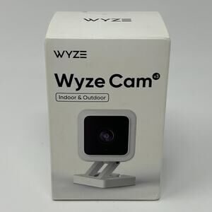 Wyze Cam v3 Wired Indoor Outdoor Surveillance Security Video Camera WYZEC3 White